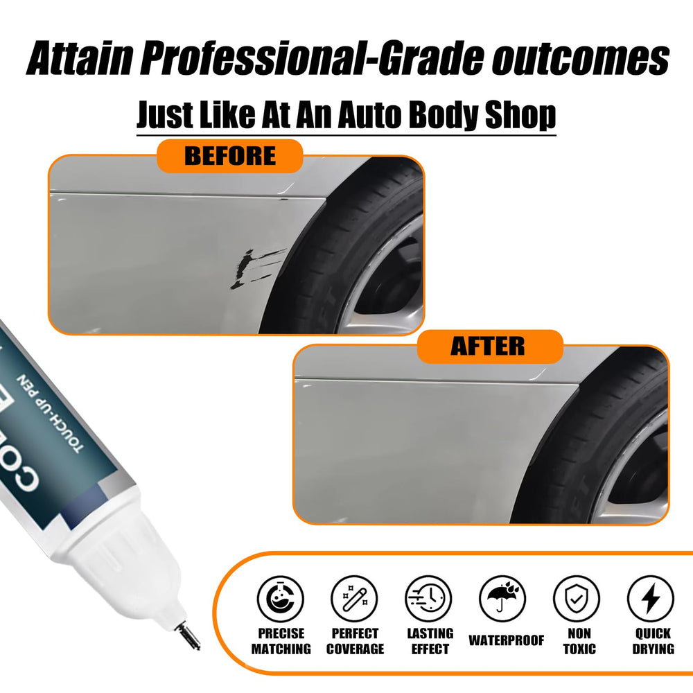 SNSIR Alpine White BMW touch-up paint pen tip for precise scratch filling.