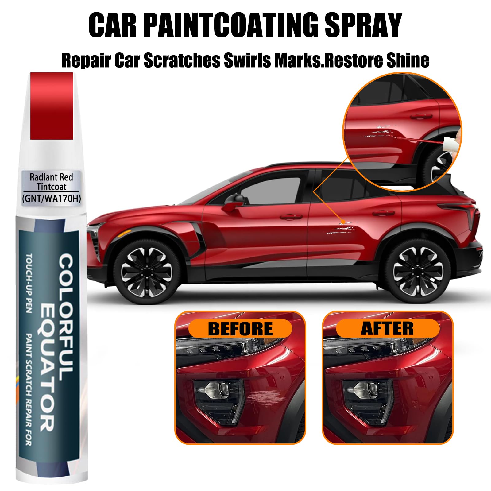 SNSIR Chevrolet color-match cap seals repairs for a durable look