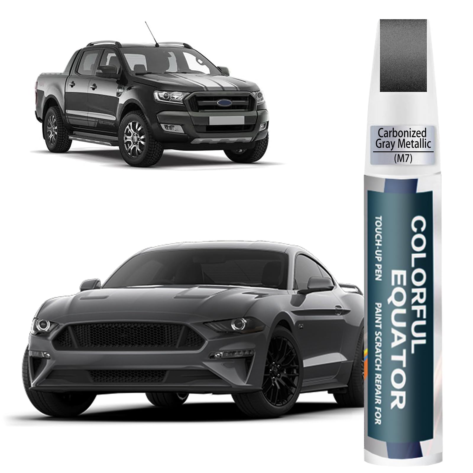SNSIR M7 carbonized gray bottle pour for precise Ford color matching at touch-up