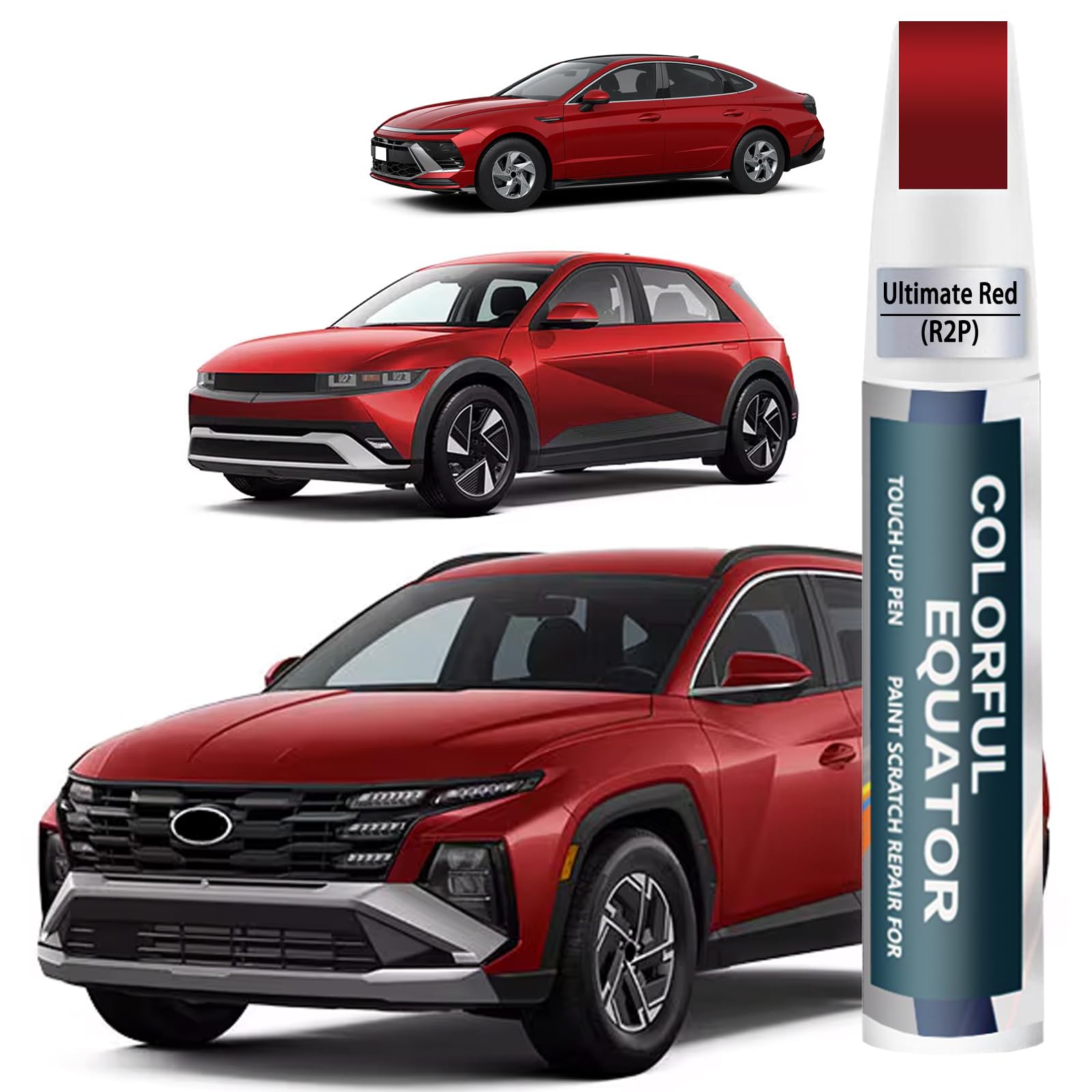 SNSIR R2P Ultimate Red bottle showing Hyundai color match potential