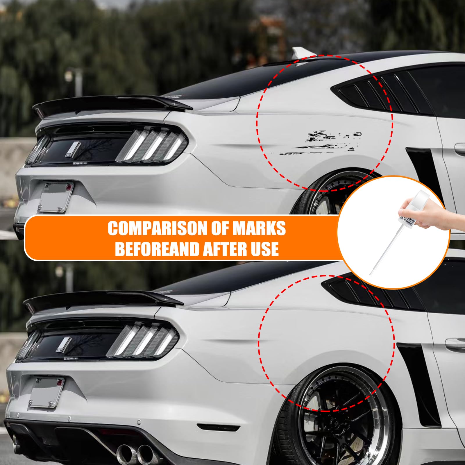SNSIR Ford compatibility image, color match minimizes visible repairs.