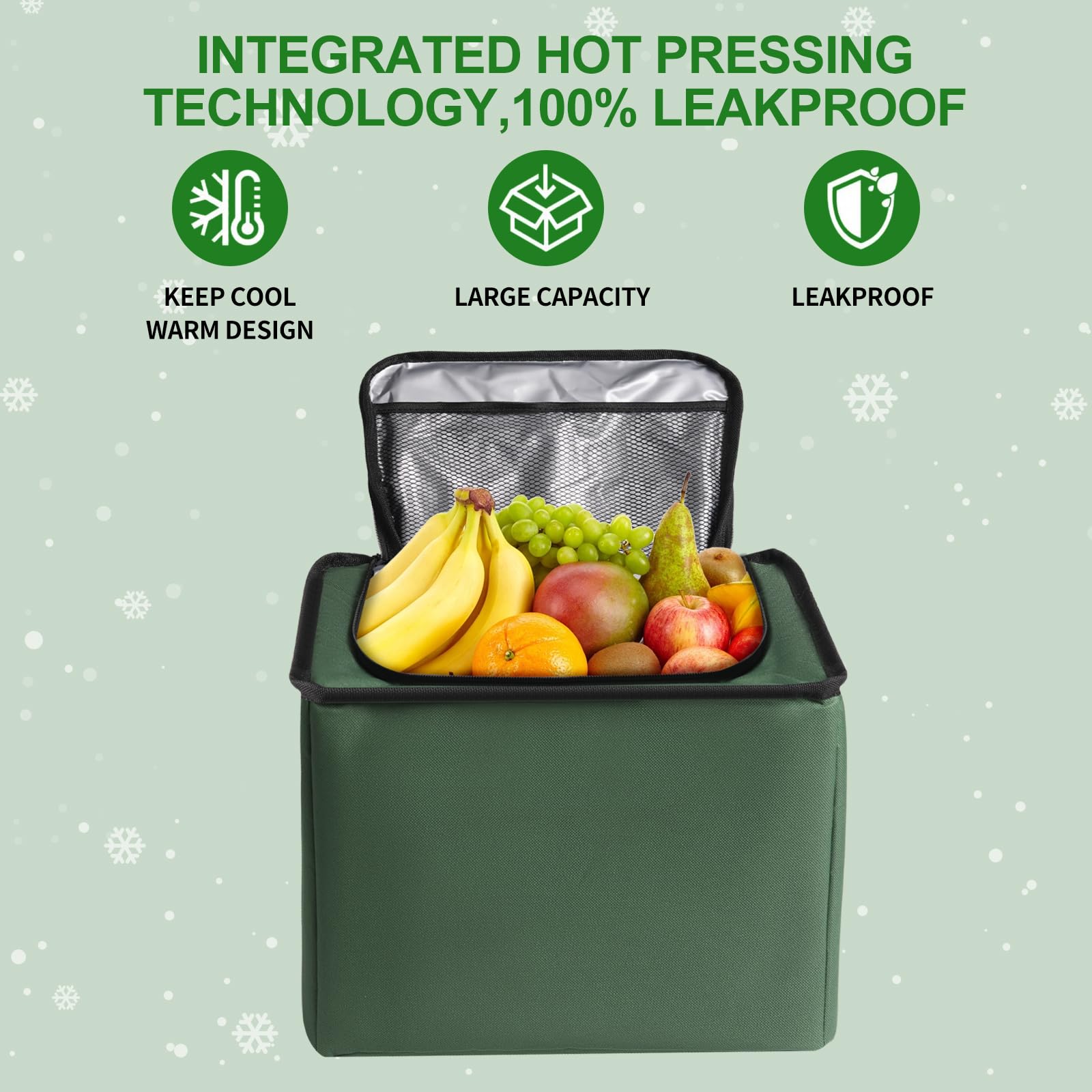 Snuopfy insulated cooler bag keeps snacks cool on road trips