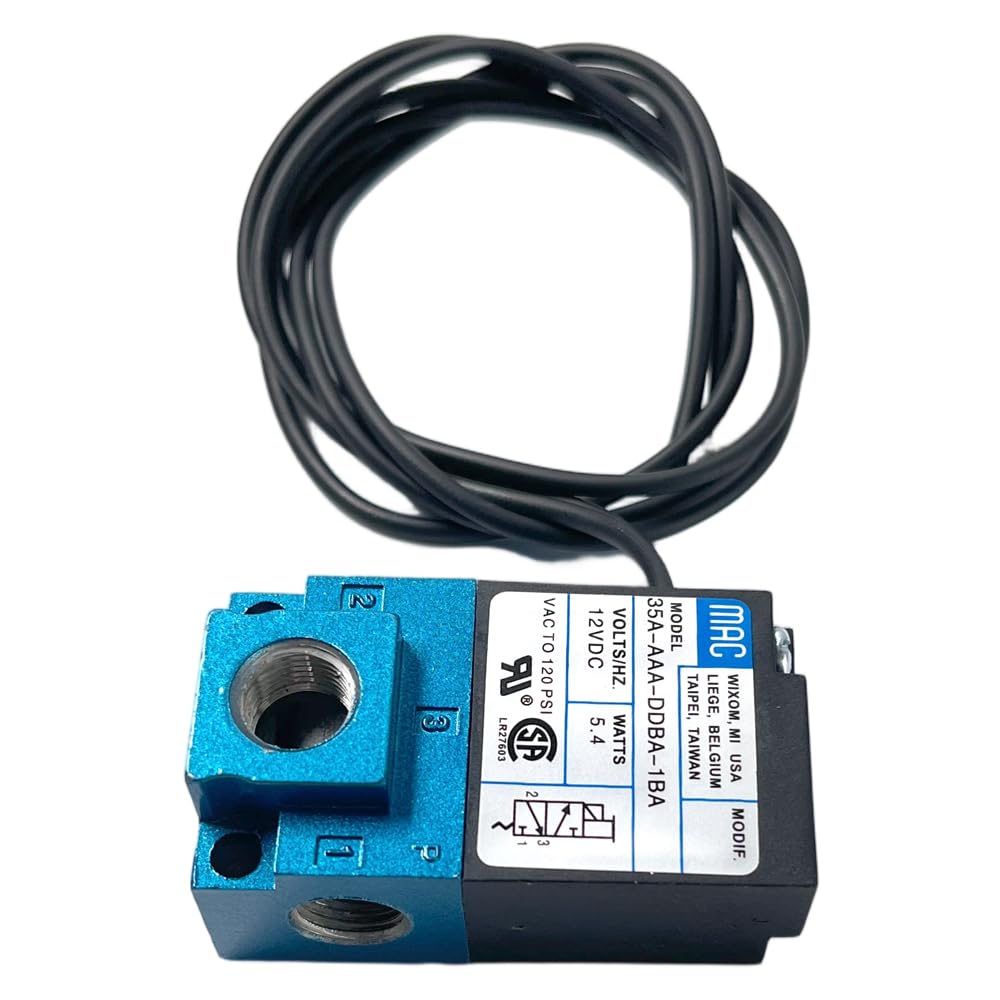 SNYFT valve top view highlights 12V PWM leads for fast response.