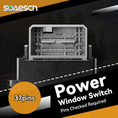 SOAESCN Honda Accord master switch backside detail for clear wiring compatibility