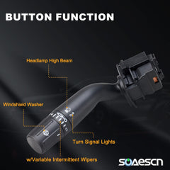 SOAESCN OE-style switch body matches factory look on Ford trucks.