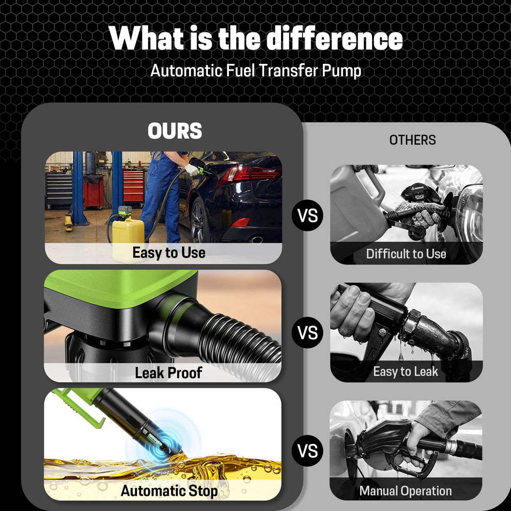 SoakSea long hose reaches ground-level refueling for large vehicles.