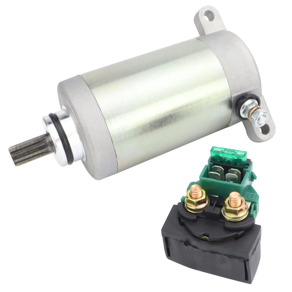 Soarider starter-relay for Kawasaki Bayou 220 front view showing rugged build