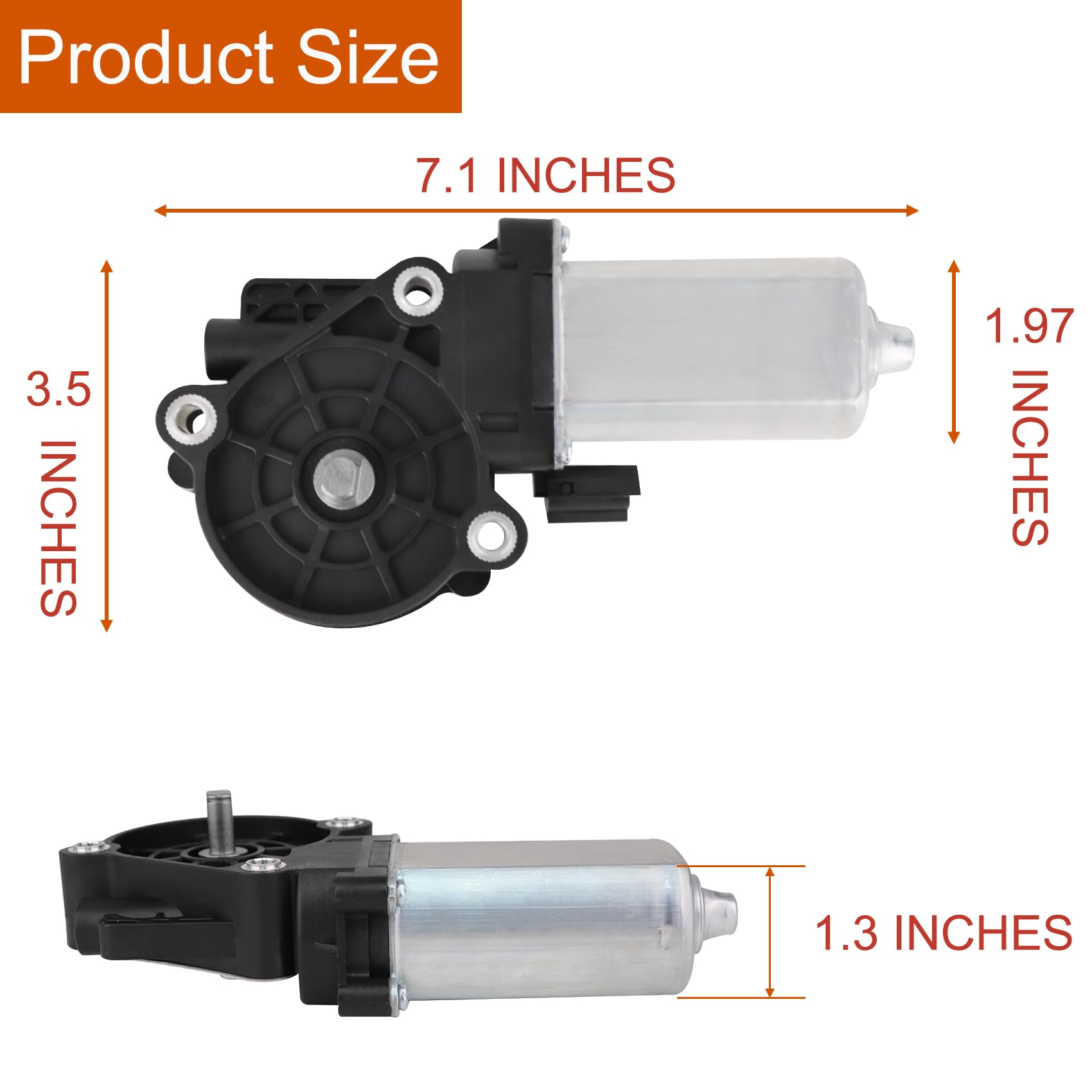 Sobalai heavy-duty steel gearbox reduces wear and improves durability.