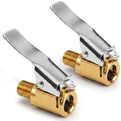 SoBoBoS brass tire chuck front view showing durable body and easy grip benefit