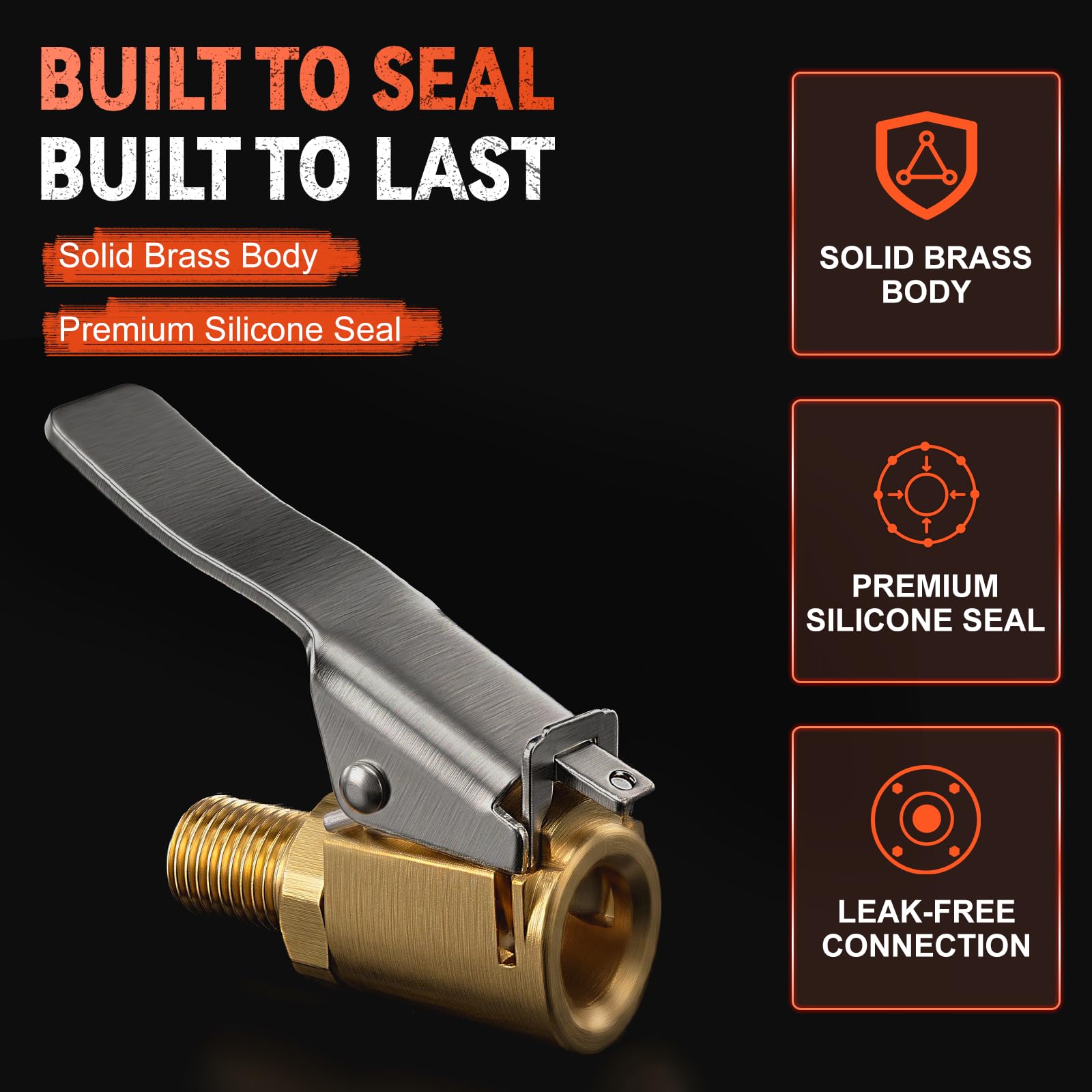 SoBoBoS threaded male end installed on inflator for quick conversion benefit