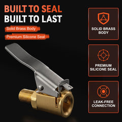 SoBoBoS threaded male end installed on inflator for quick conversion benefit