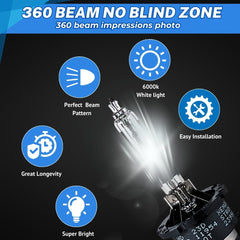 SOCAL-LED LIGHTING D2R bulbs beam clarity demonstrates focused illumination for sharper contrast