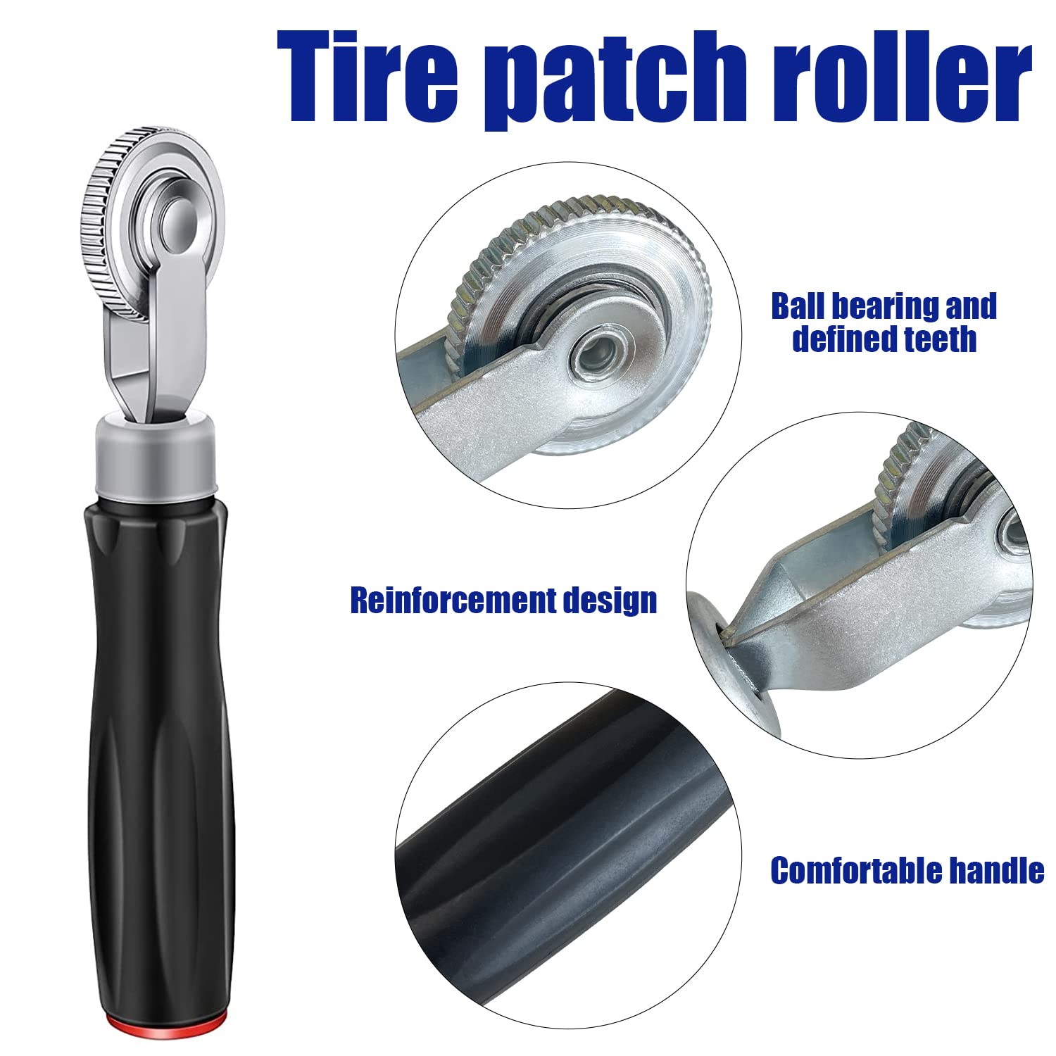 Socpuro 4mm round-shank drill bits used to grind irregular breaks for patching.