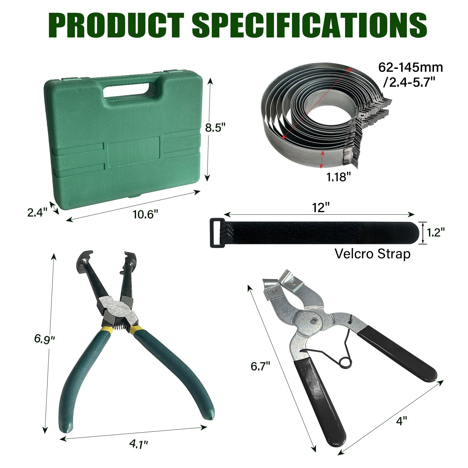 Socpuro tool box stores rings and pliers in one case