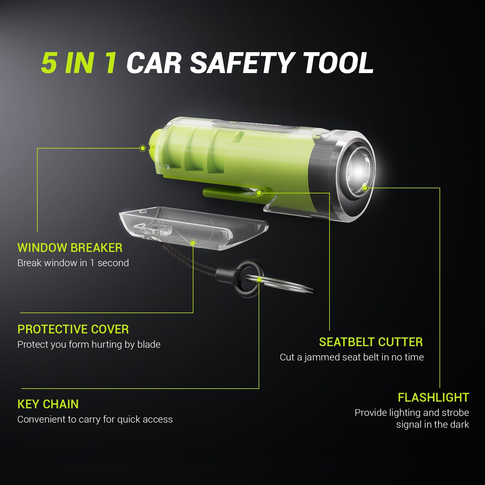 Sodaride escape tool remains functional even underwater.