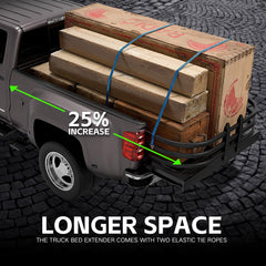SOENBOO truck bed extender built with aluminum 6063-T6 for strength and corrosion resistance