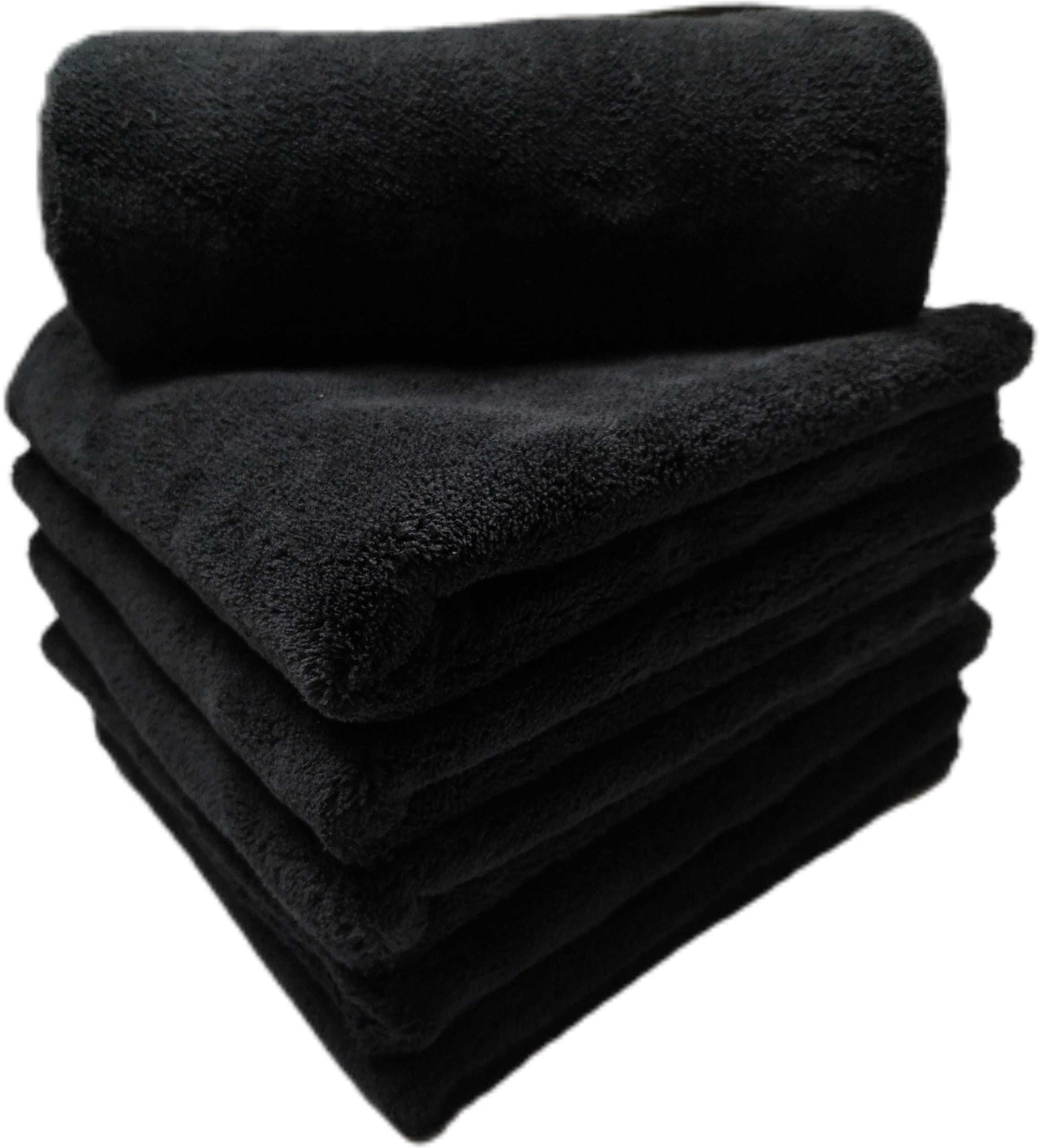 Softbatfy 16x16 inch edgeless towel shows edge-free surface for smooth drying.