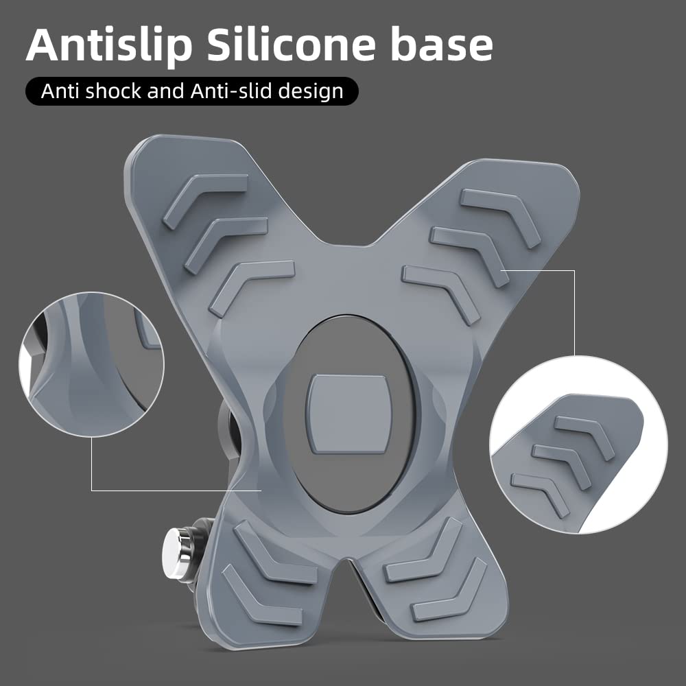Soft silicone pads dampen movement on SOH Mingying mount