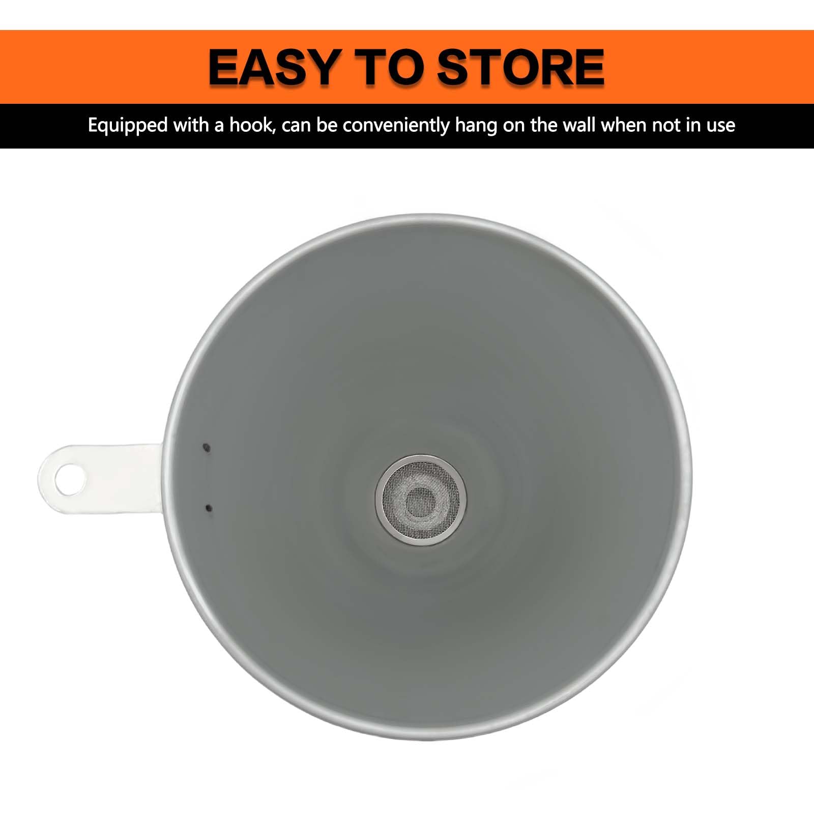Solalithosys bendable steel funnel helps reach tight spots for transmission fluid.