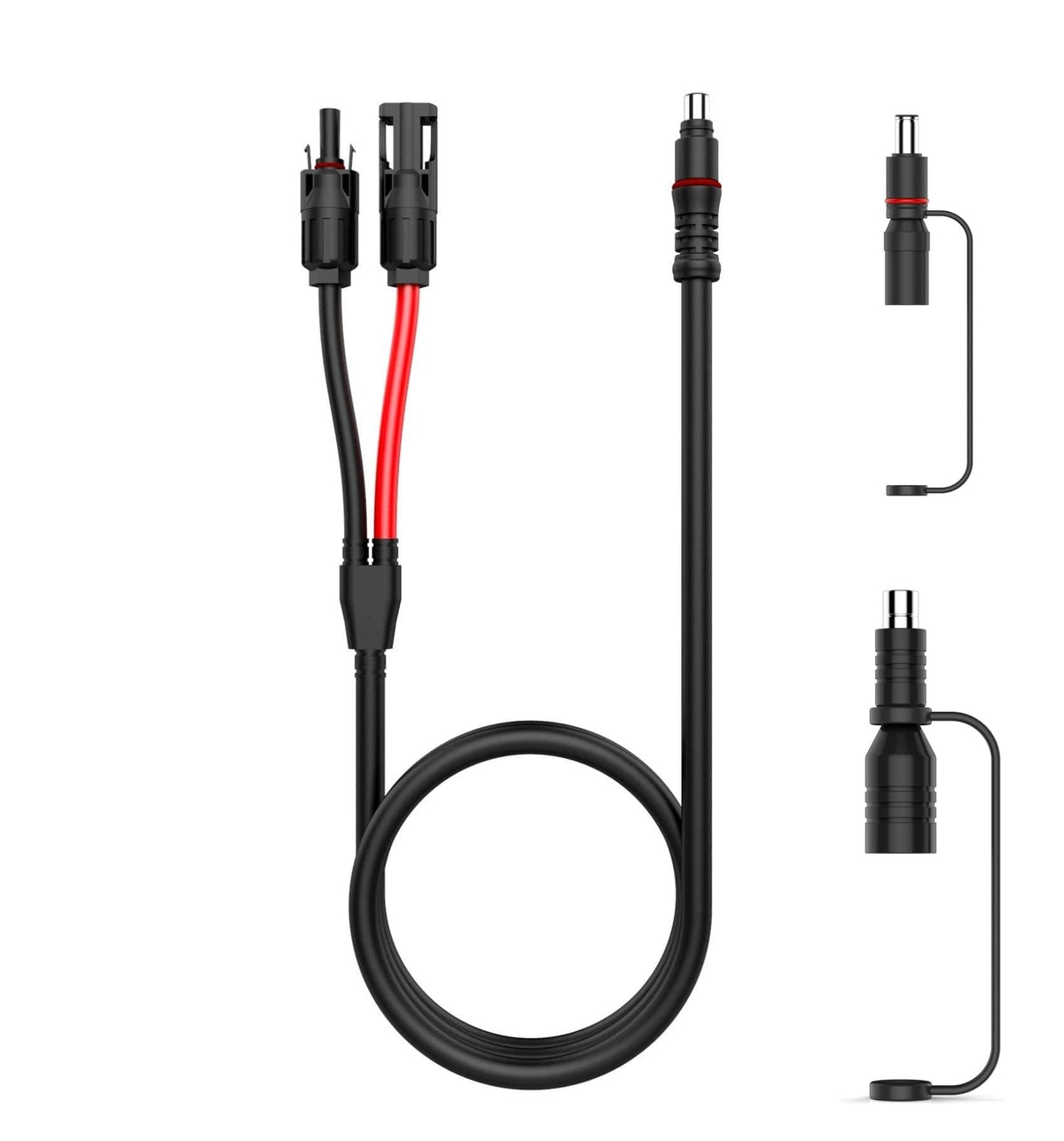SolarEnz solar connector to DC7909-DC8020 adapter enabling flexible panel pairing.