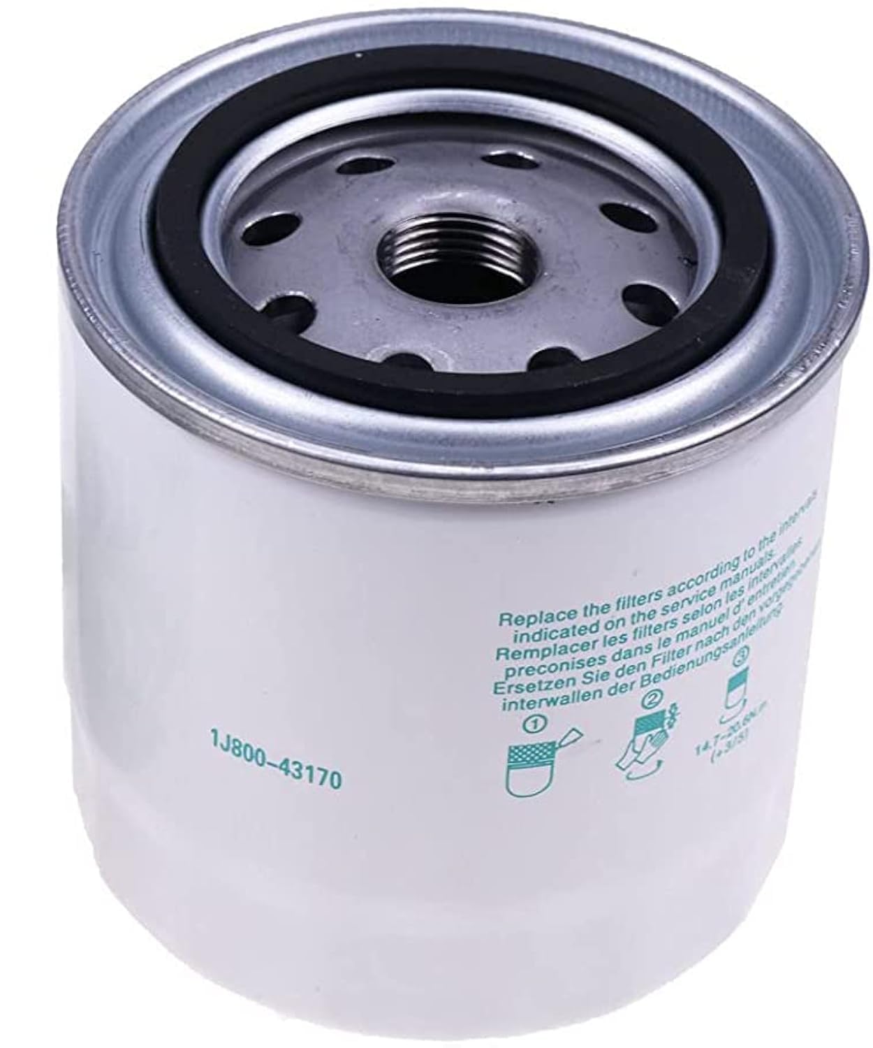 Solarhome engine fuel filter 1J800-43170 close-up for precise filtration