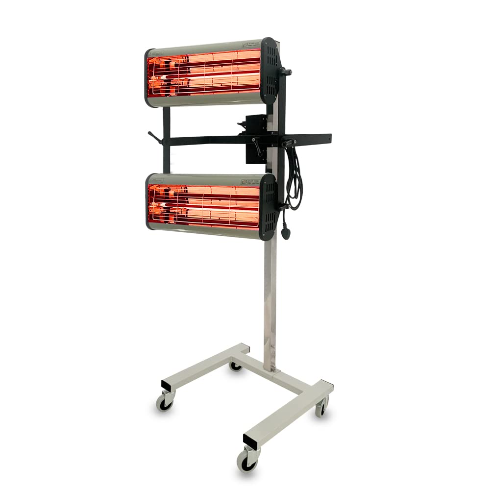 Solary Infrared Paint Curing Lamp front view highlights fast coating drying.