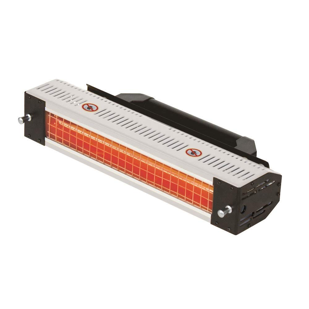 Solary infrared lamp covering car panel with wide curing area for even finish.