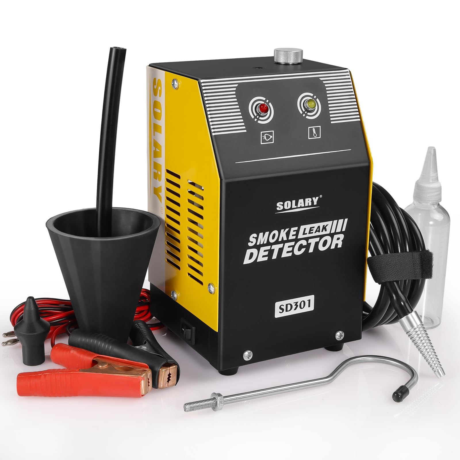 Solary smoke machine with built-in pump for quick on-site EVAP testing.