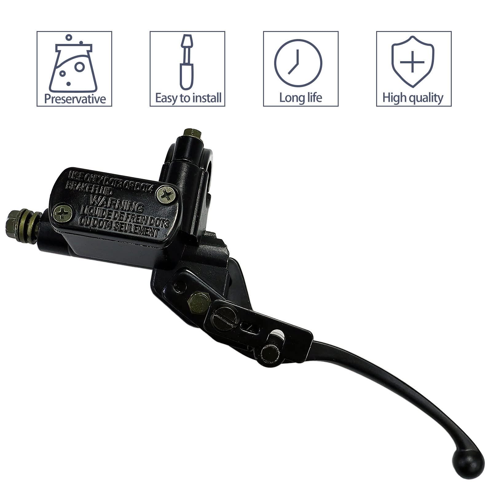 SOLLON 7/8-inch handlebar brake master cylinder for smoother braking