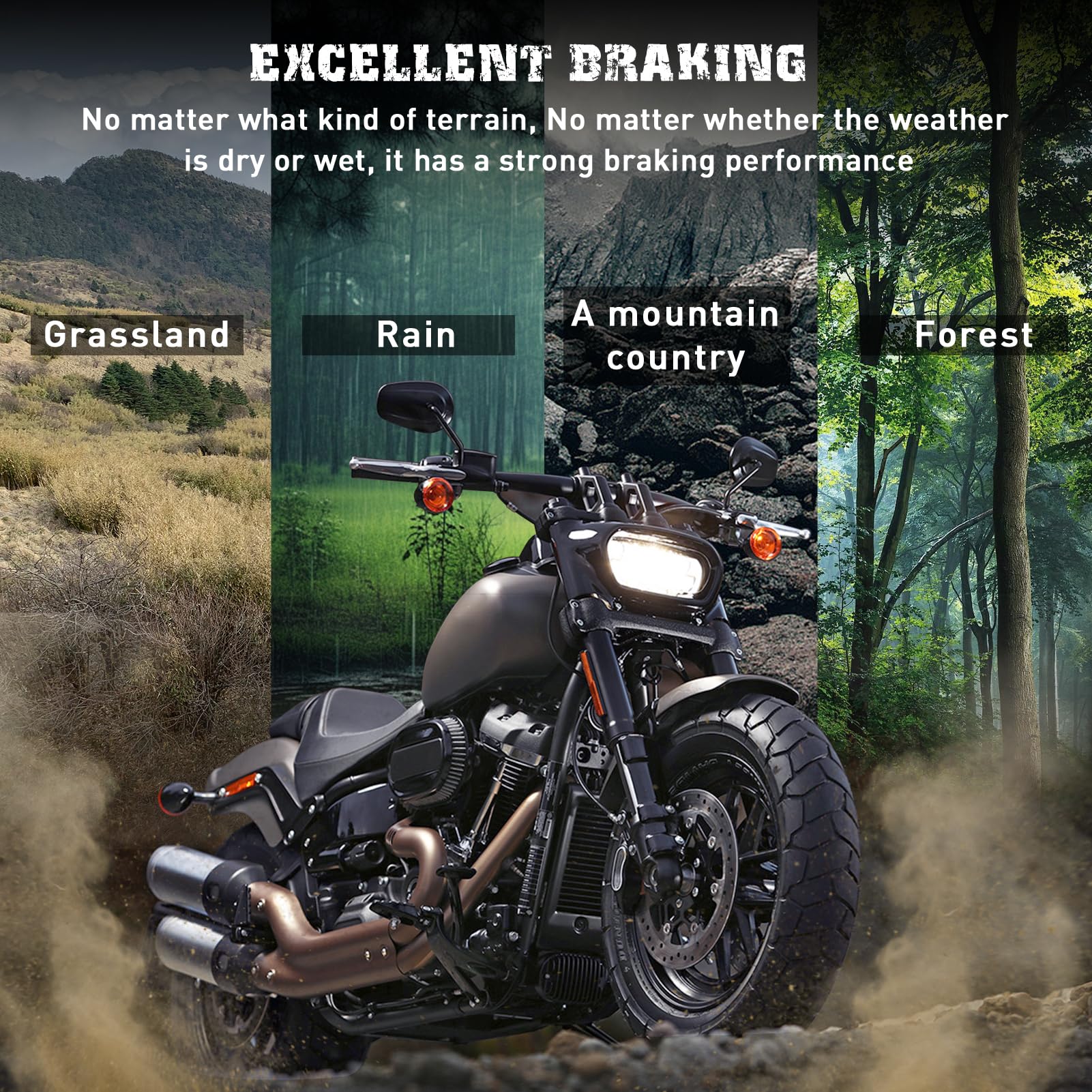 SOLLON installation-friendly brake pads fit quickly on compatible Harley models