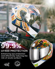 Soman K1S visor delivers 1:1 fit and smooth flipping.