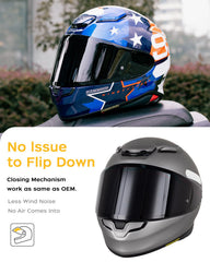 Soman RF-1400 visor with UV400 protection for outdoor riding