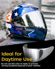 Soman Z8 visor shield delivers a secure seal and smooth flip on Z8 helmets.