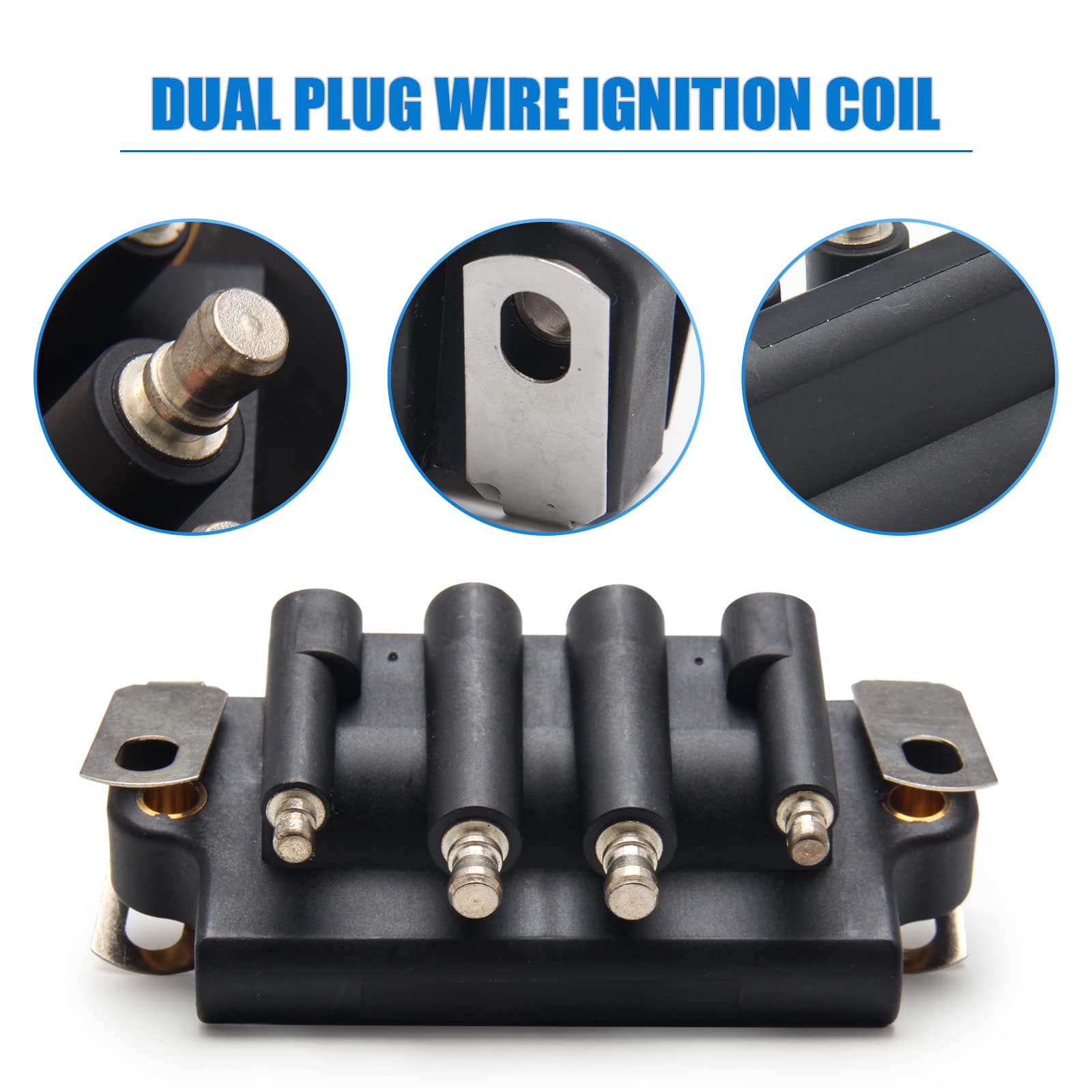 Somusen outboard ignition coil installed on engine harness for reliable ignition