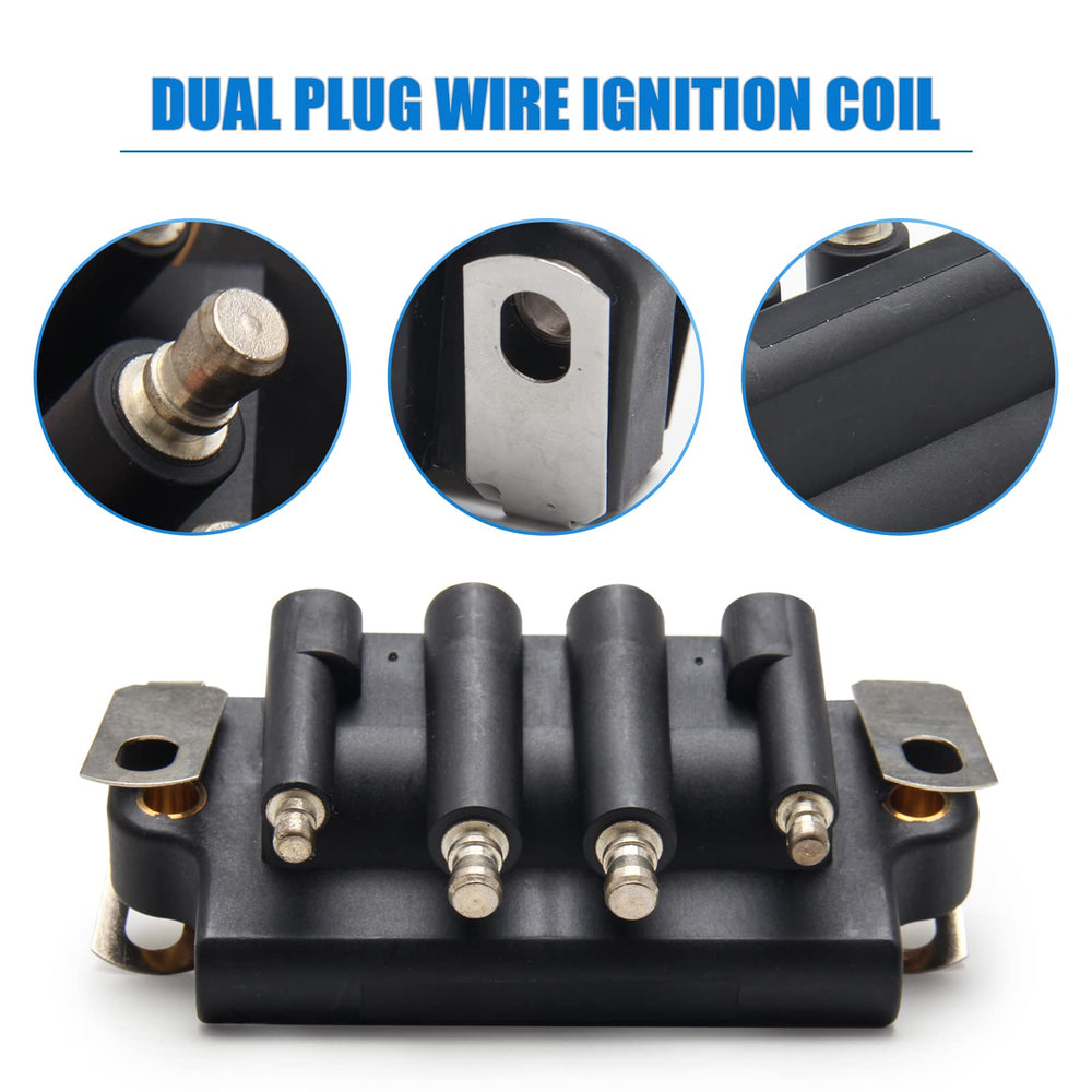 Somusen outboard ignition coil installed on engine harness for reliable ignition