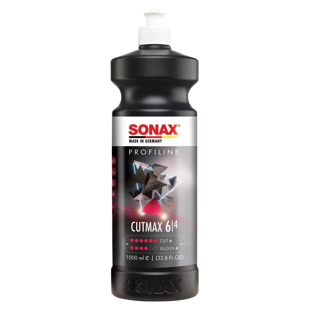 SONAX CutMax 1L bottle for professional paint correction and defect removal