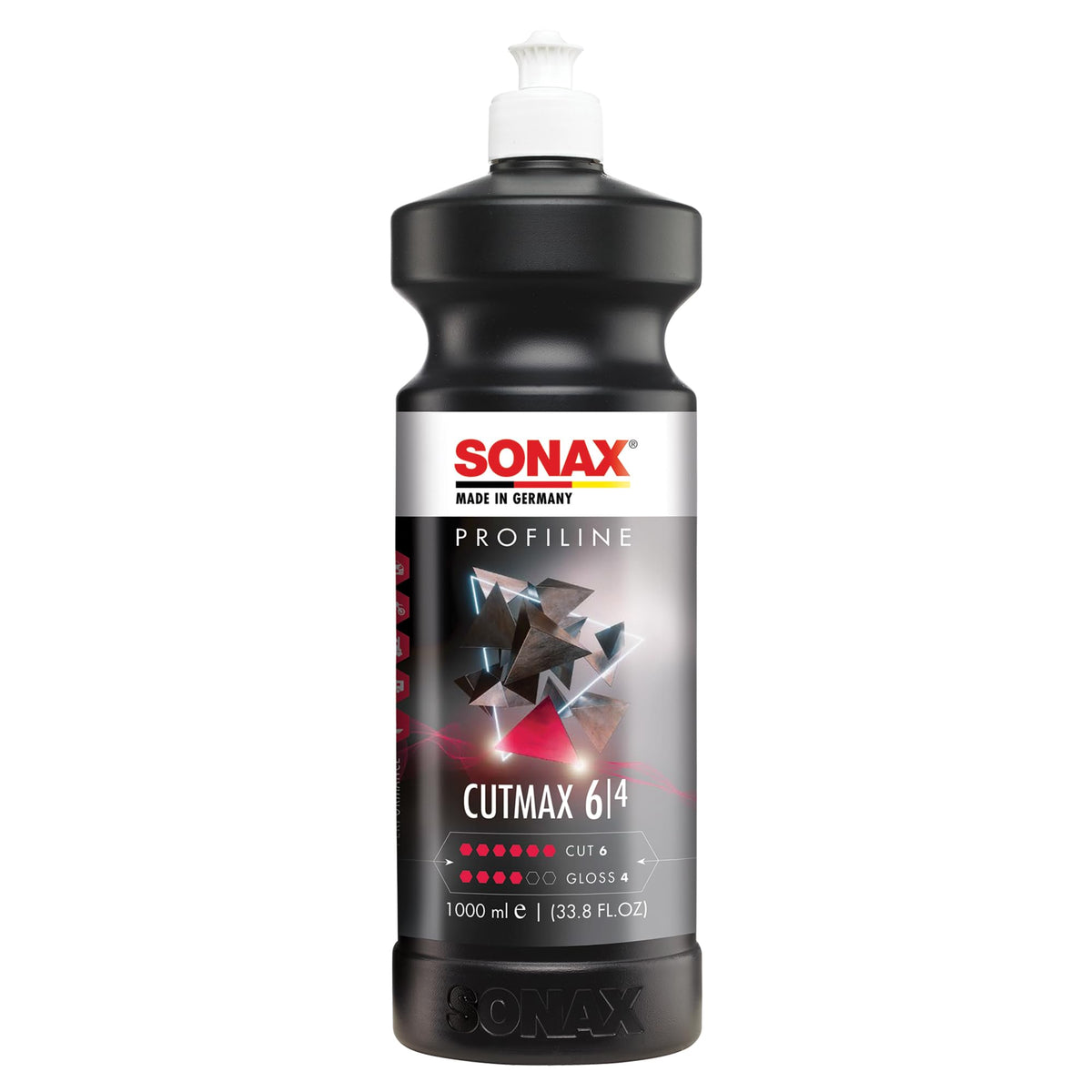 SONAX CutMax 1L bottle for professional paint correction and defect removal