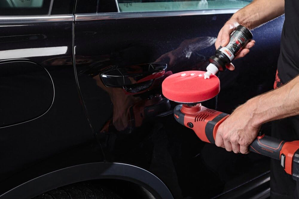 Long buffing cycle reduces dust and maintains consistent correction