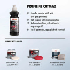Silicone-free formula from SONAX supports body-shop safe use