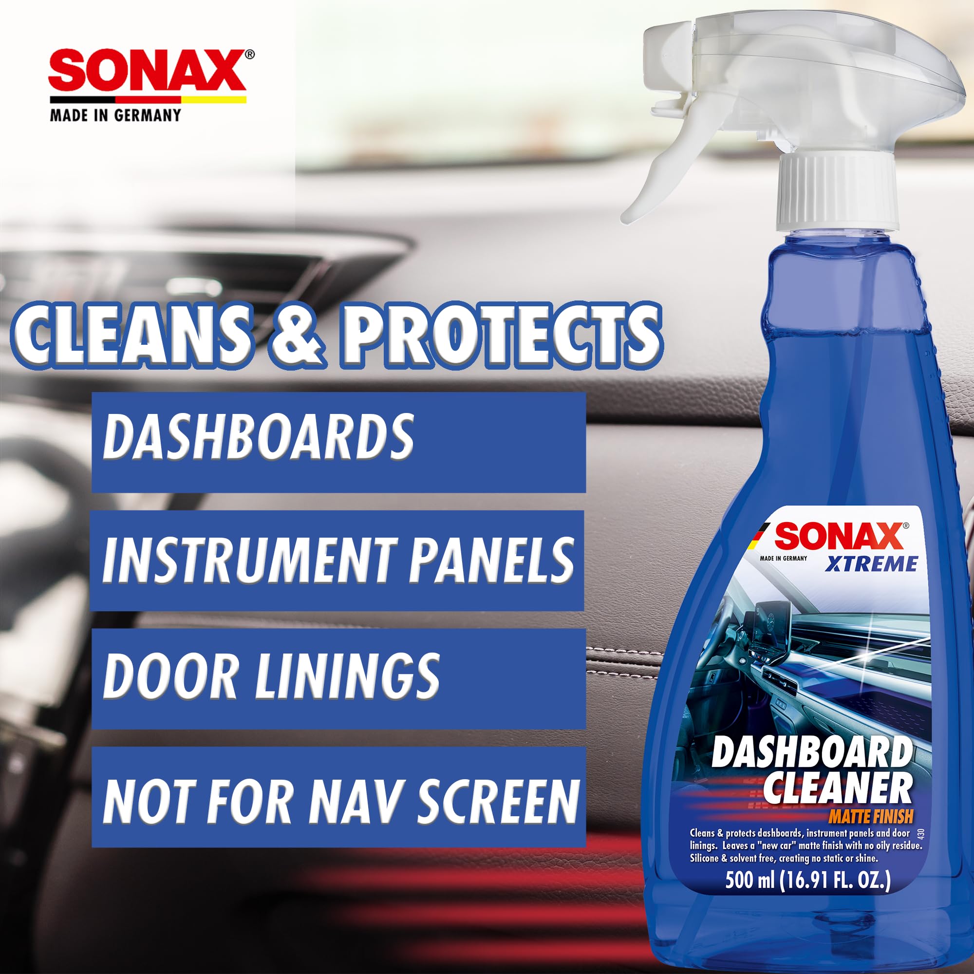 Fresh scent note after cleaning enhances cabin feel without overpowering aromas.