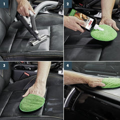 SONAX Leather Care Cream creates a protective barrier on heated leather.