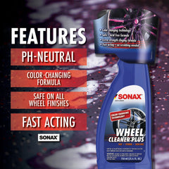 Easy spray-on use on cool, dry wheels for safe, deep cleaning.