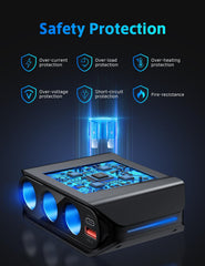 SONRU 180W total power image illustrating power distribution.