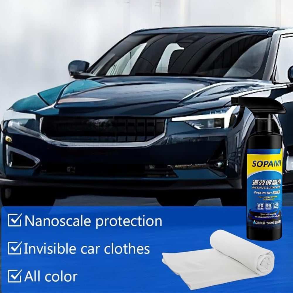 SOPAMI coating protects trims and panels with hydrophobic layer.