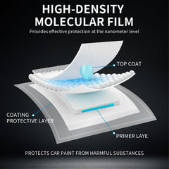 SOPAMI spray on glass for clear, streak-free visibility.