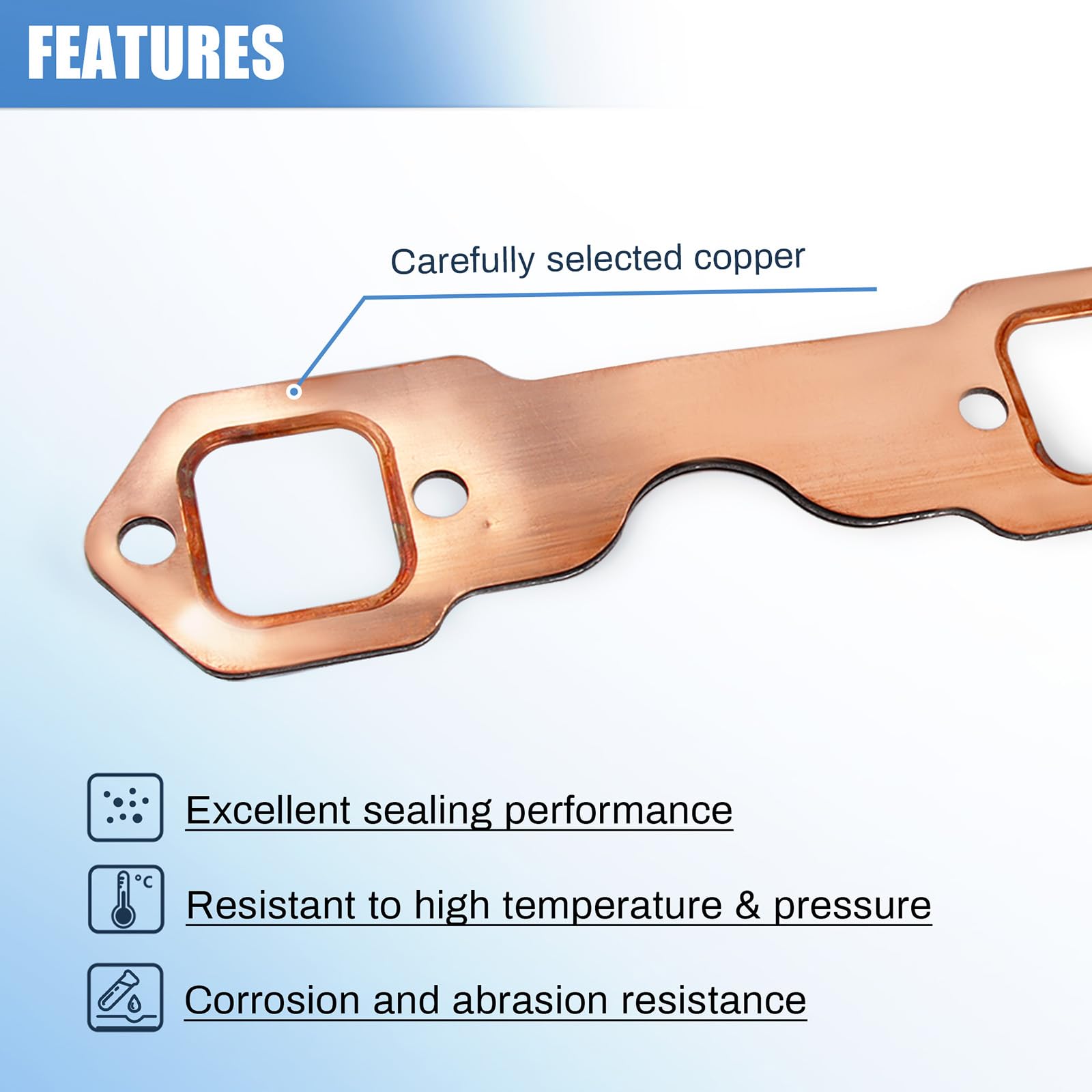 Sorello 2pc gasket set compatible with classic Chevy GMC models