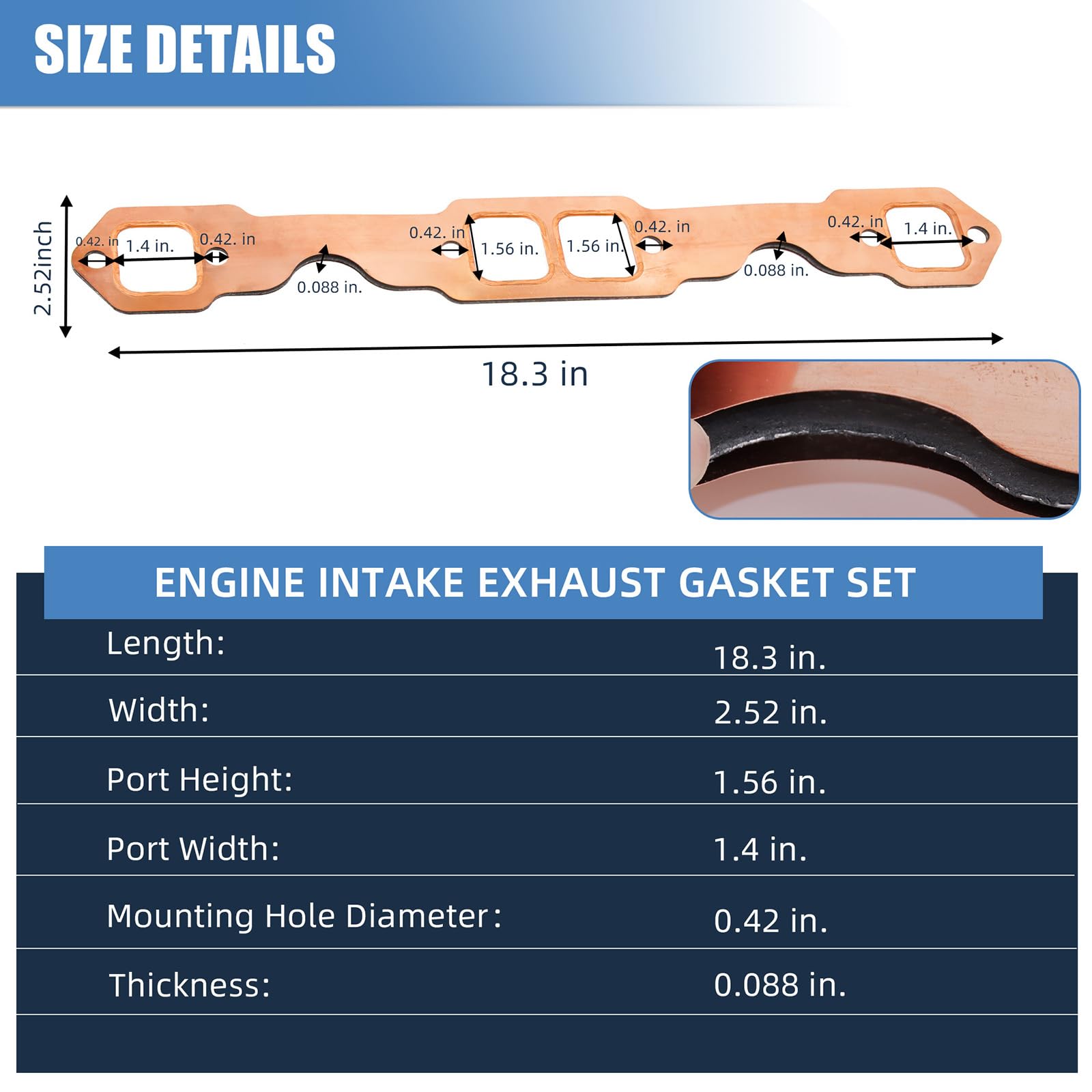 Sorello durable gasket material withstands harsh engine conditions