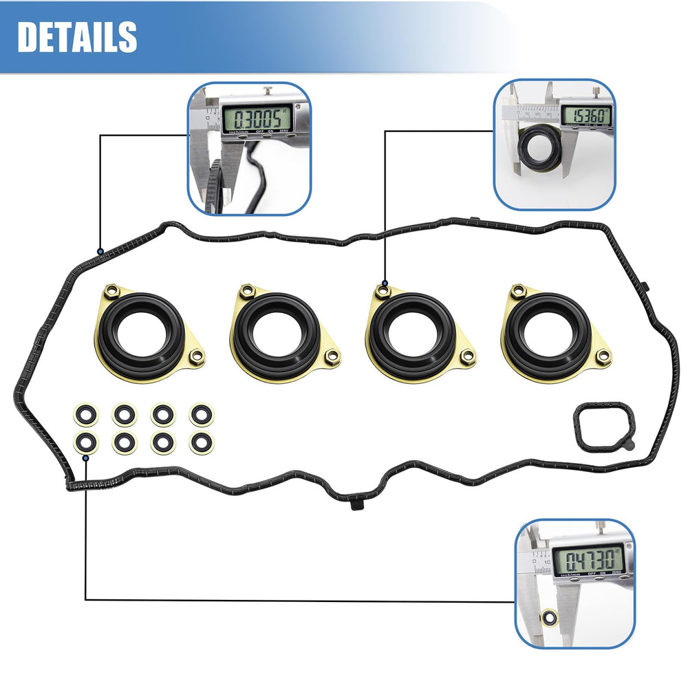 Sorello labels image highlights part numbers for quick verification.