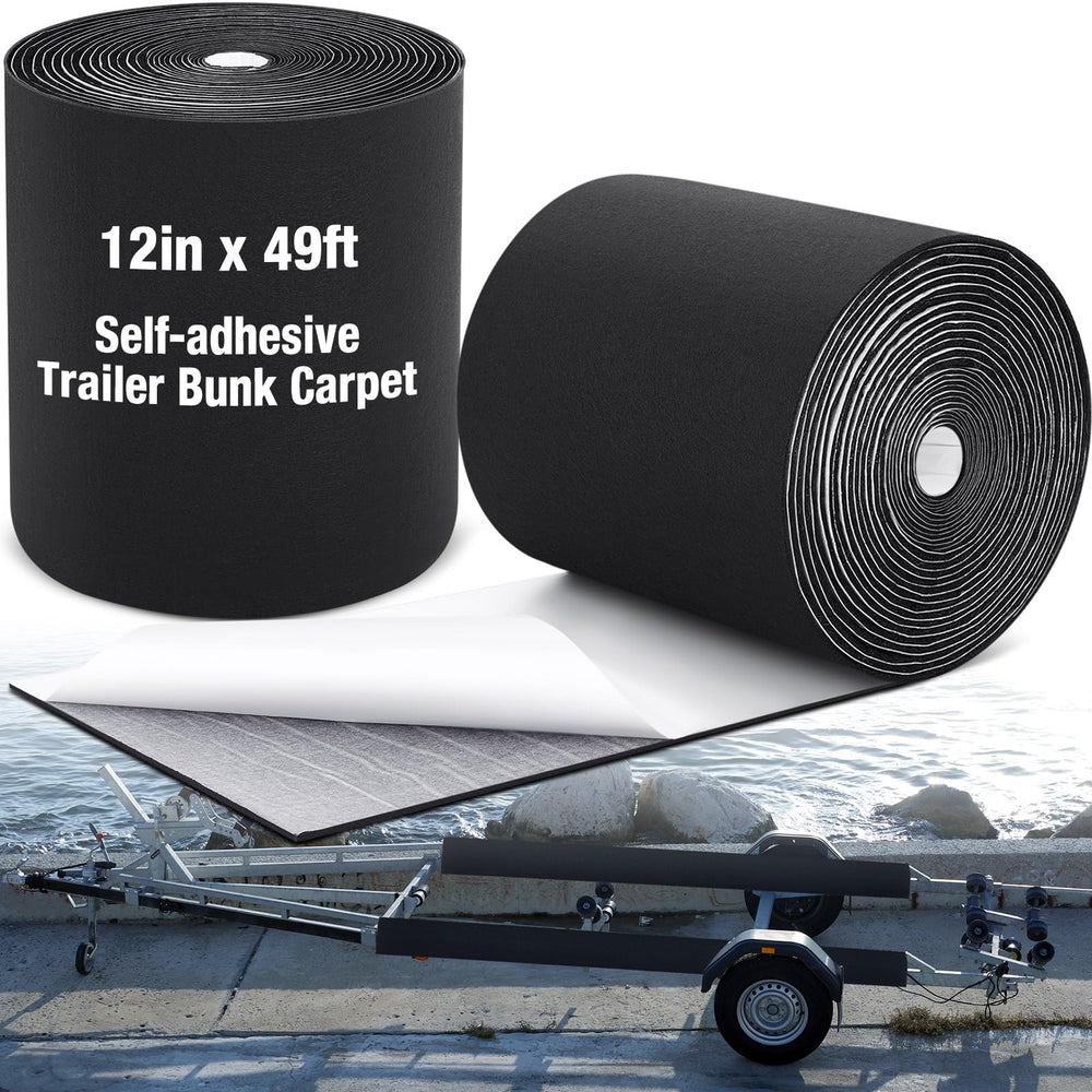 Soulchen boat trailer bunk carpet with adhesive backing for secure installation