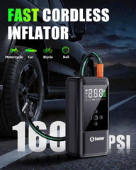 Soulor CYD24 160 PSI inflator delivering precise tire inflation.